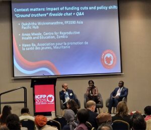 Retour sur la participation de Madame Hawa Bah à l’ICFP 2025 à Bogota : un engagement renouvelé pour l’équité en action