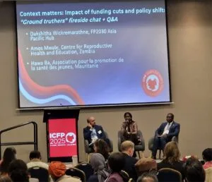 Retour sur la participation de Madame Hawa Bah à l’ICFP 2025 à Bogota : un engagement renouvelé pour l’équité en action